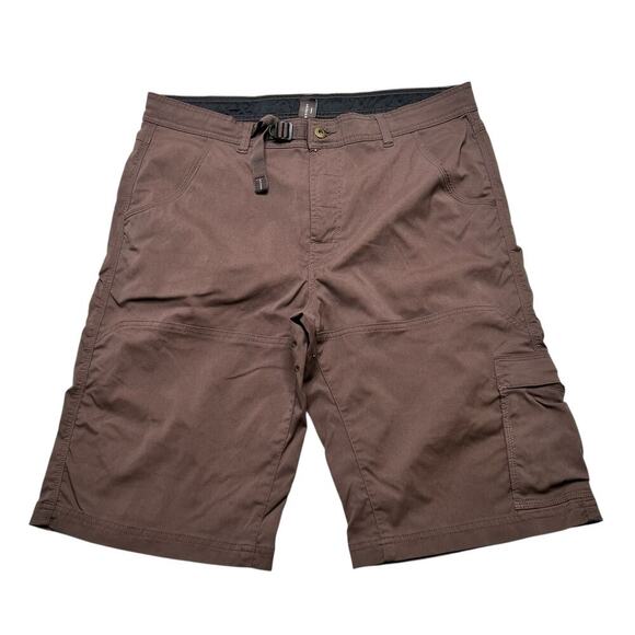 PrAna Other - prAna Breath Stretch Shorts 11" Inseam Cargo Belted Hiking Outdoor Men's Sz XL